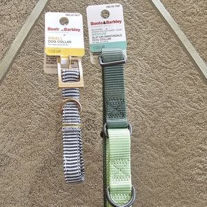 2 NEW DOG COLLARS